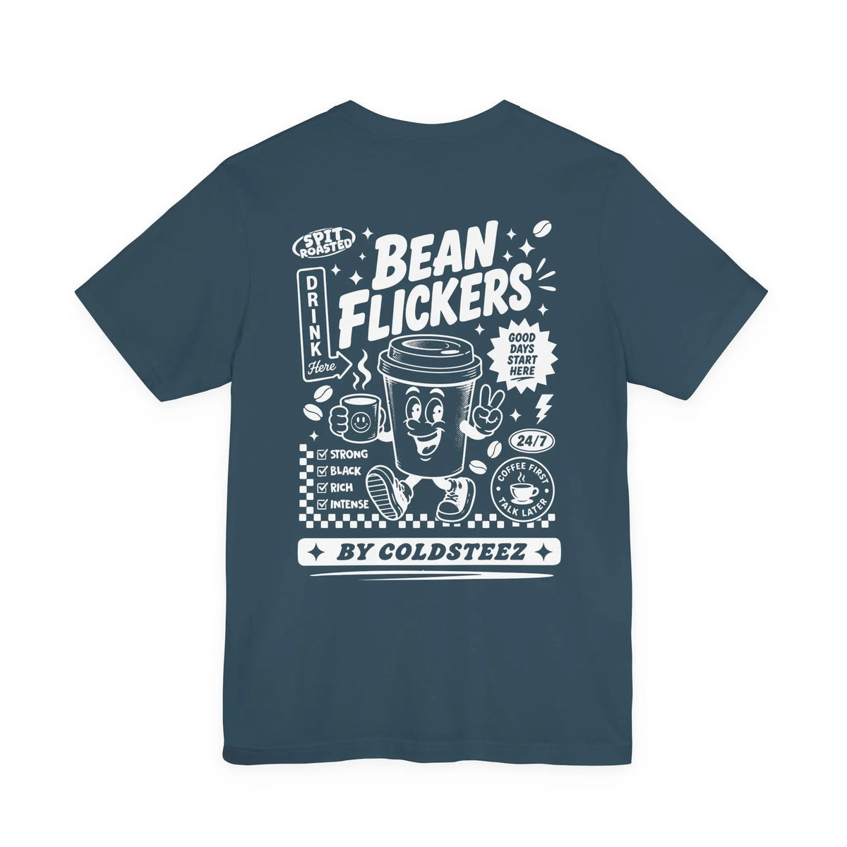 ColdSteez (CS014T) – "Bean Flickers" Graphic T-Shirt | UK Streetwear