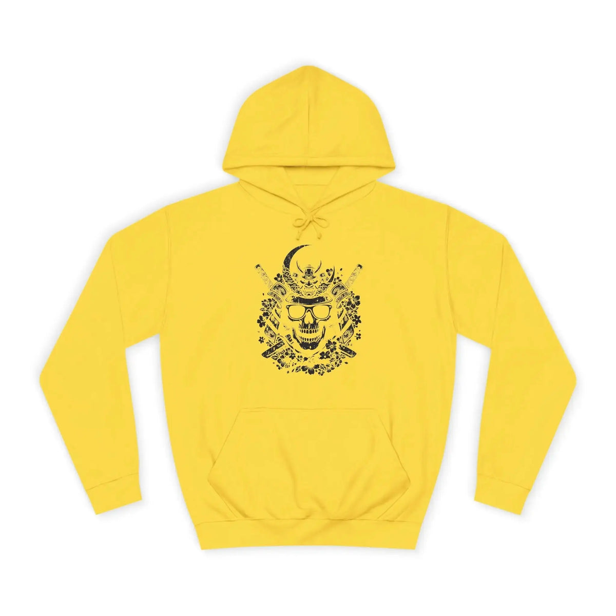 ColdSteez (CS006H) — "Samurai Skull" Hoodie – ColdSteez UK Streetwear