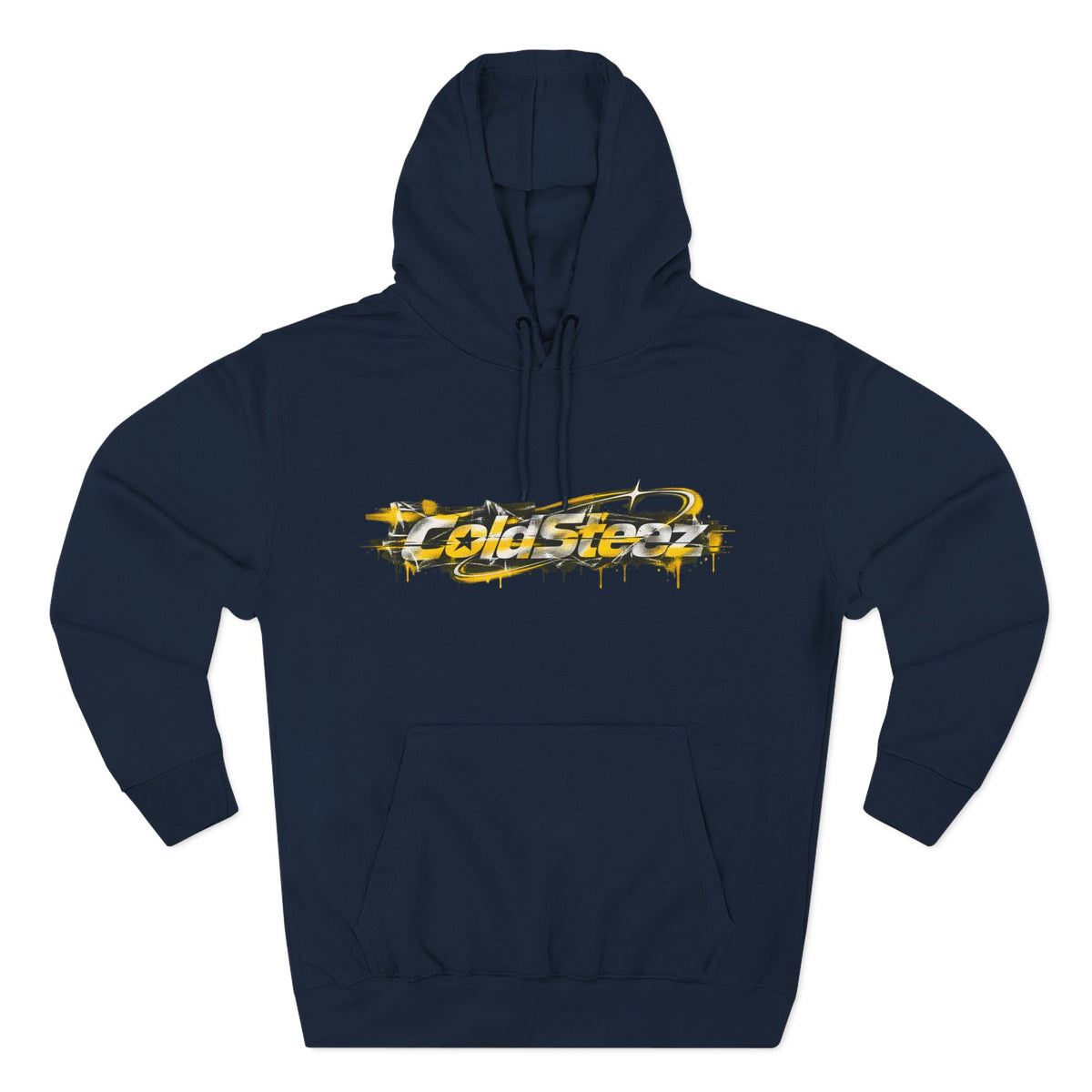 ColdSteez (CS015H) – "ColdGrit" Distressed Hoodie | UK Streetwear