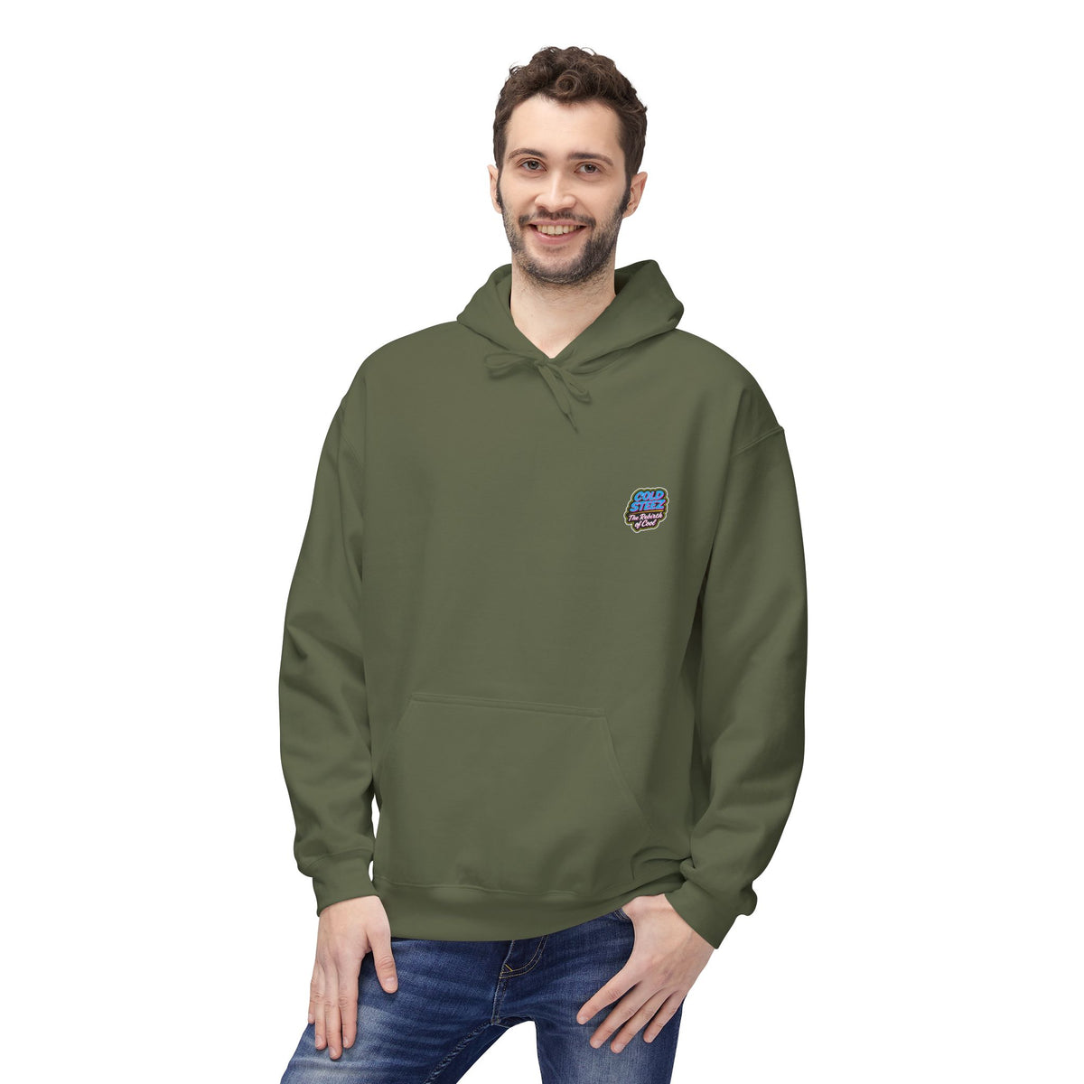 ColdSteez (CS014H) – "Bean Flickers" Coffee Shop Graphic Hoodie