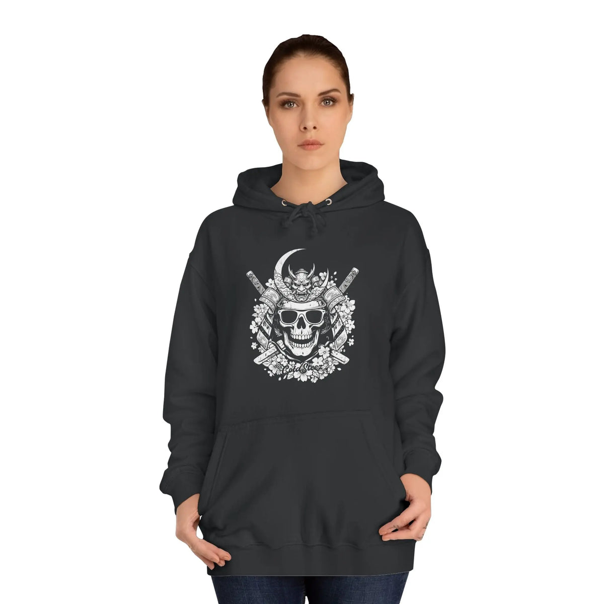 ColdSteez (CS006H) — "Samurai Skull" Hoodie – ColdSteez UK Streetwear