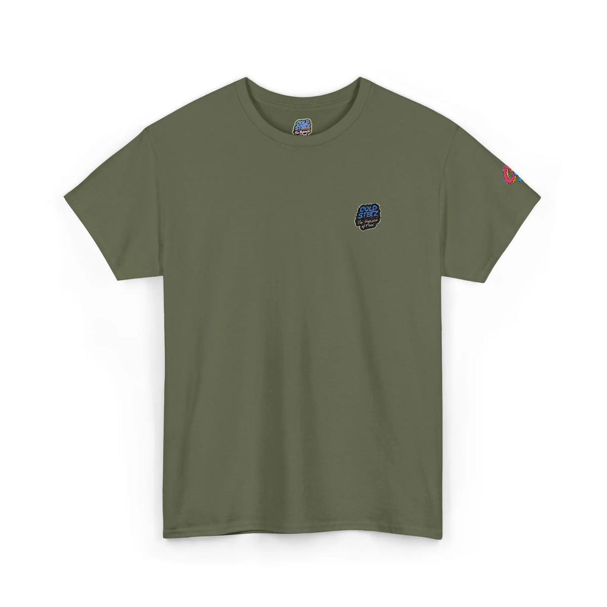 ColdSteez (CS001T) – “The Cold Standard Tee” Heavy-Duty Embroidery – ColdSteez UK Streetwear