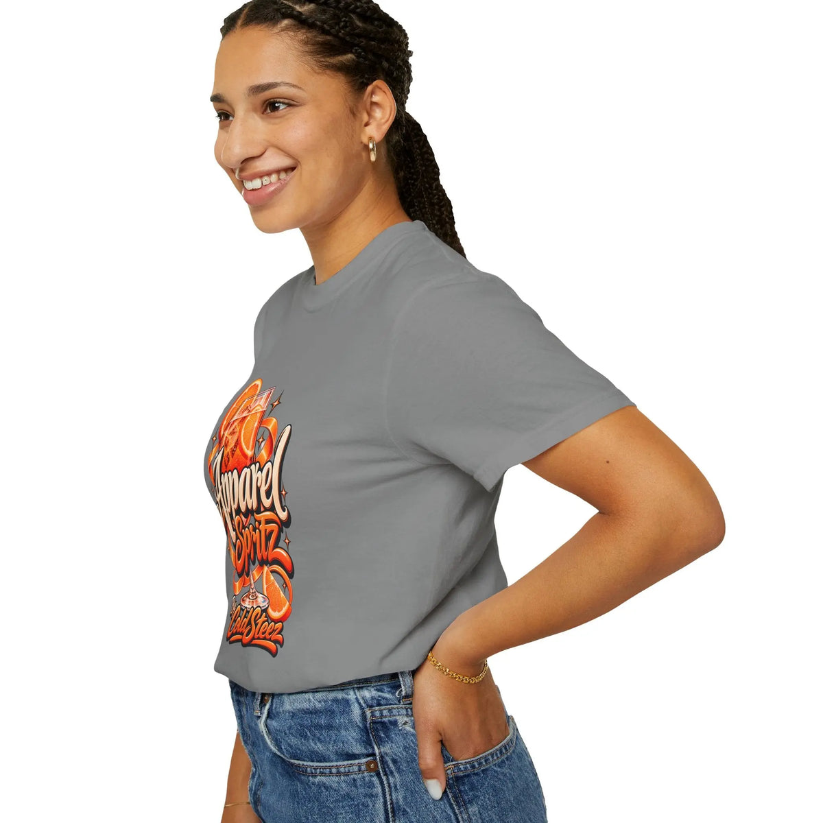 ColdSteez Apparel Spritz Orange Graphic T-Shirt T-Shirt 