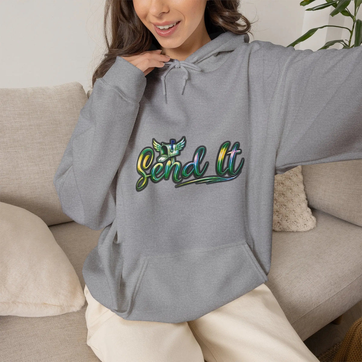 ColdSteez (CS005H) - “SEND IT” Hoodie. – ColdSteez UK Streetwear