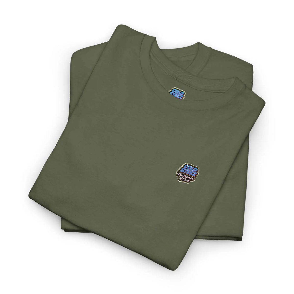 ColdSteez (CS001T) – “The Cold Standard Tee” Heavy-Duty Embroidery – ColdSteez UK Streetwear