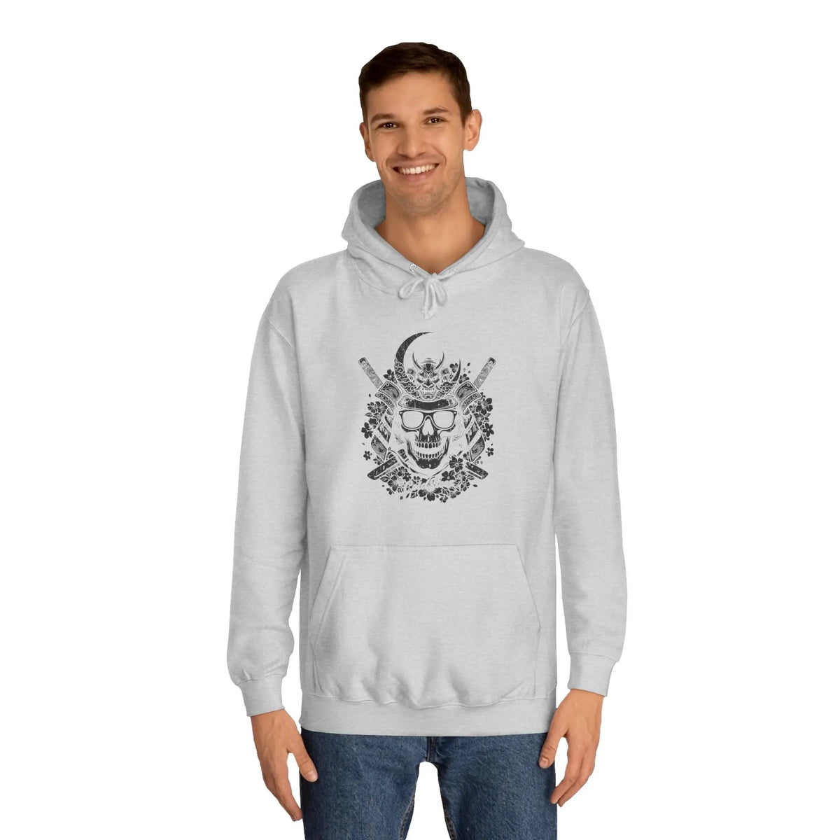 ColdSteez (CS006H) — "Samurai Skull" Hoodie – ColdSteez UK Streetwear