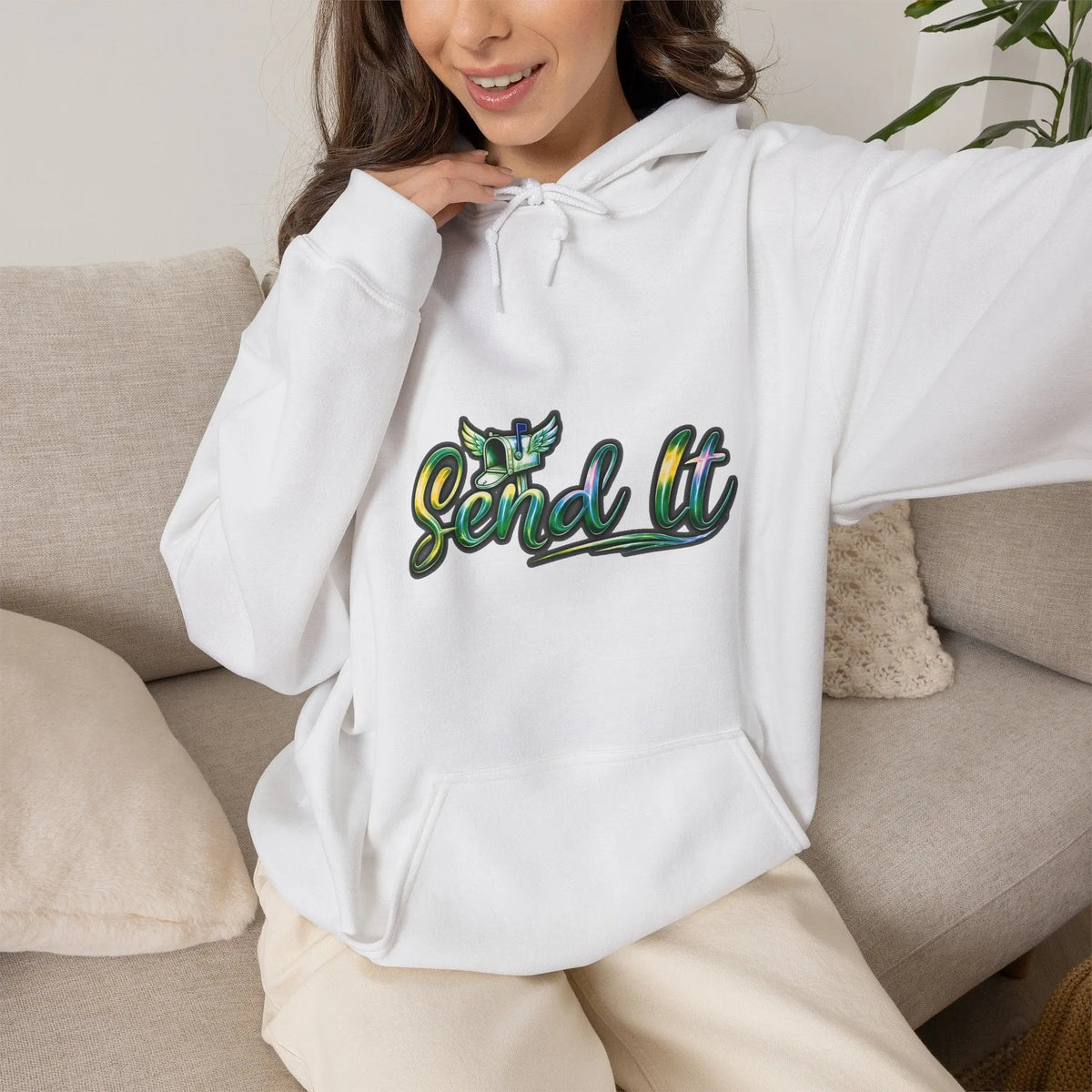 ColdSteez (CS005H) - “SEND IT” Hoodie. – ColdSteez UK Streetwear