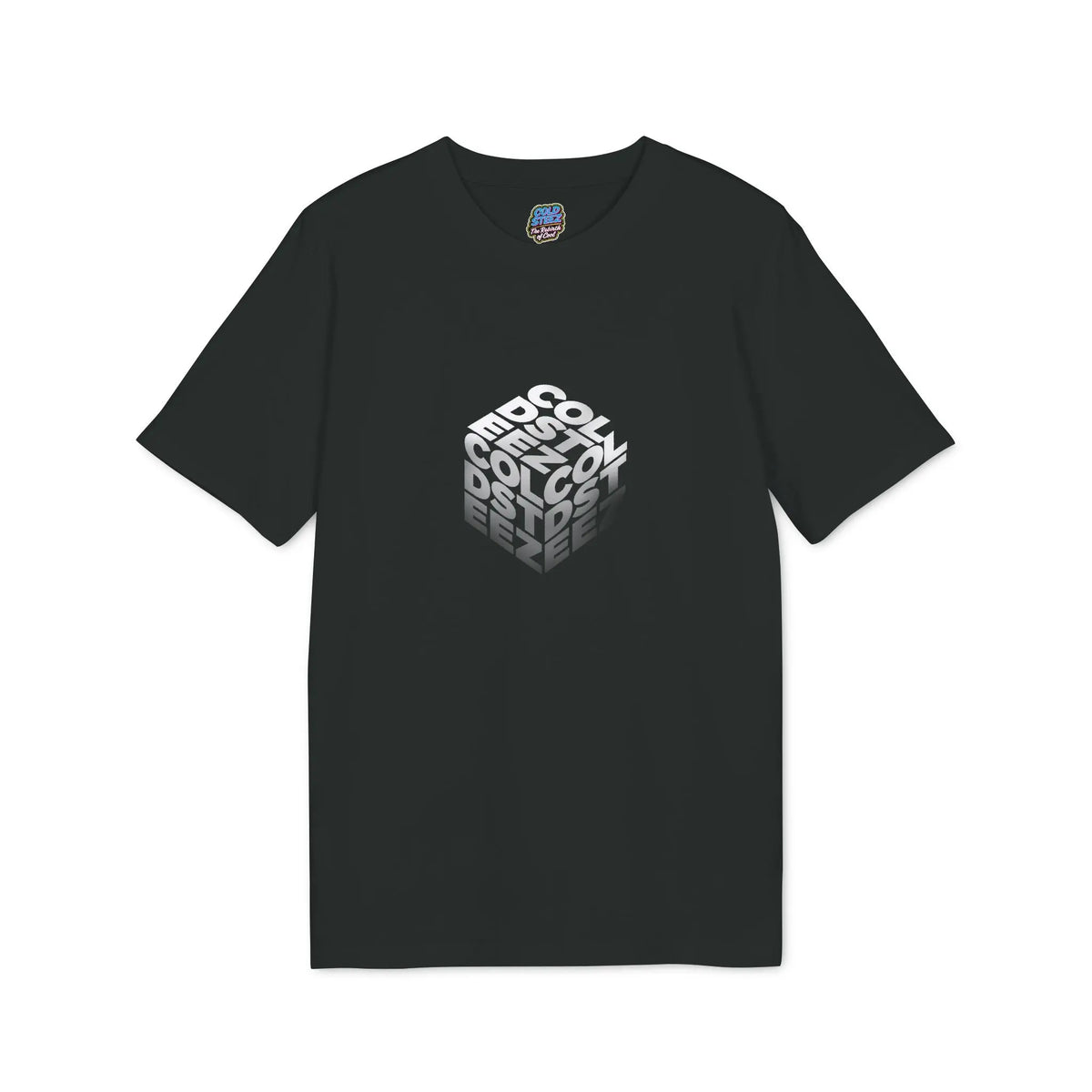 ColdSteez (CS011T) – “ColdSteez Cube” Organic T-Shirt – ColdSteez UK Streetwear