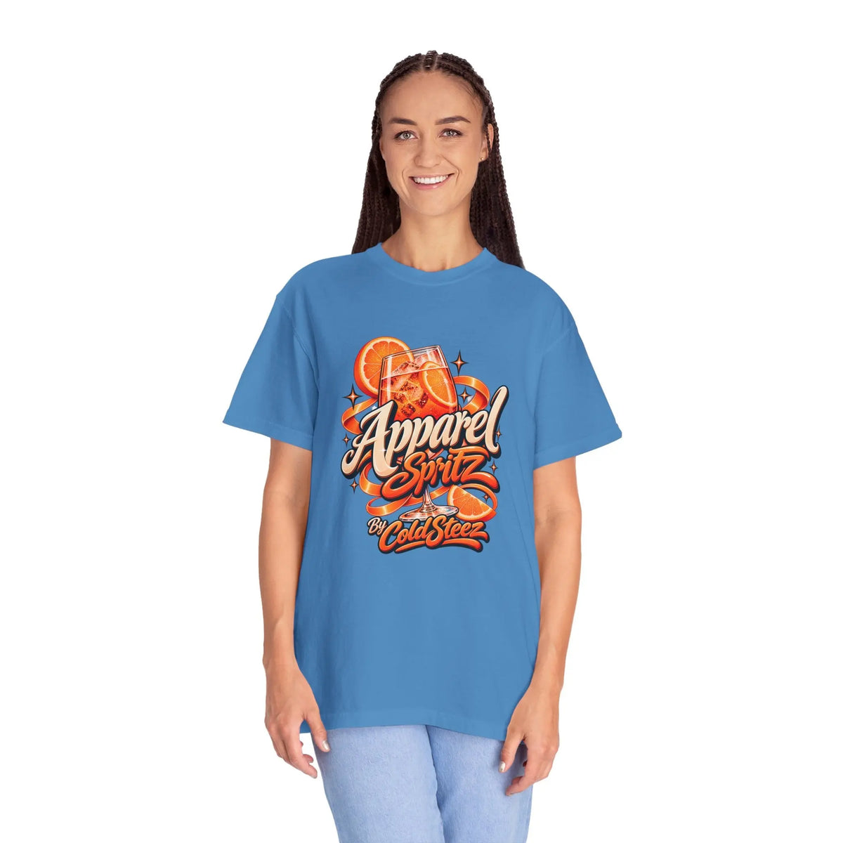 ColdSteez Apparel Spritz Orange Graphic T-Shirt T-Shirt 