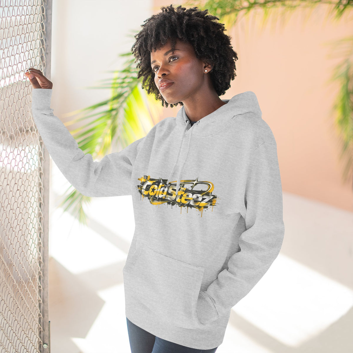 ColdSteez (CS015H) – "ColdGrit" Distressed Hoodie | UK Streetwear