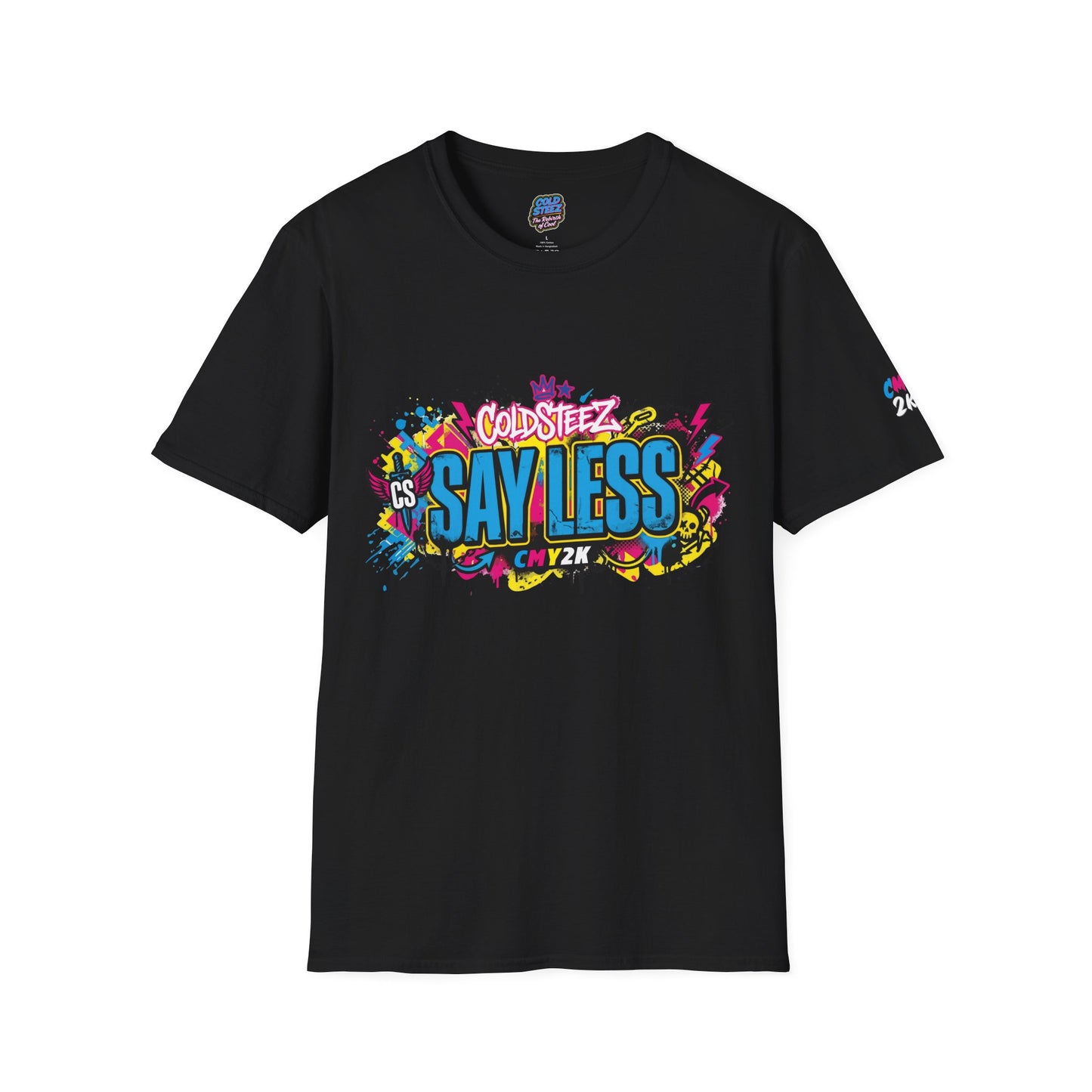 Say Less Graphic Tee — Bold Colorful Streetwear Shirt