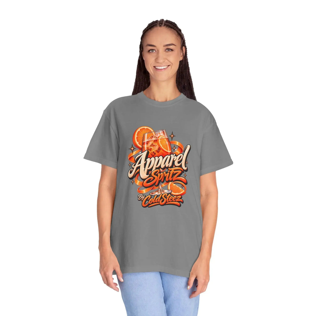 ColdSteez Apparel Spritz Orange Graphic T-Shirt T-Shirt 
