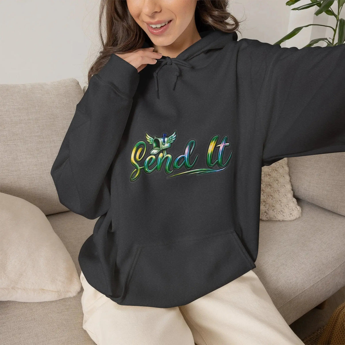 ColdSteez (CS005H) - “SEND IT” Hoodie. – ColdSteez UK Streetwear