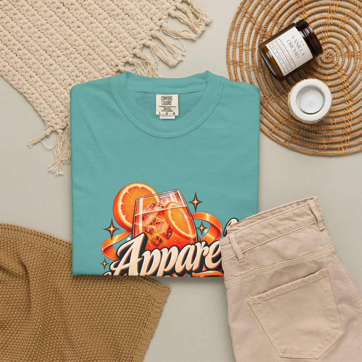ColdSteez Apparel Spritz Orange Graphic T-Shirt T-Shirt 