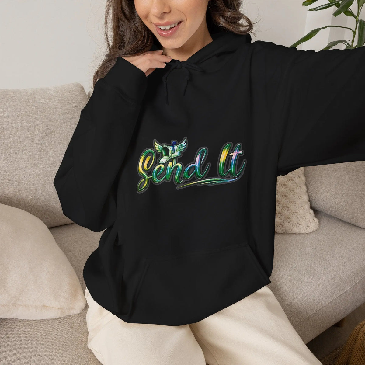 ColdSteez (CS005H) - “SEND IT” Hoodie. – ColdSteez UK Streetwear