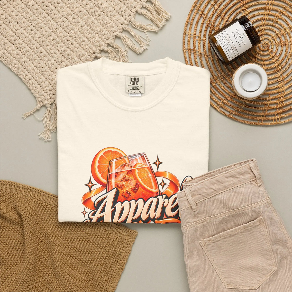ColdSteez Apparel Spritz Orange Graphic T-Shirt T-Shirt 