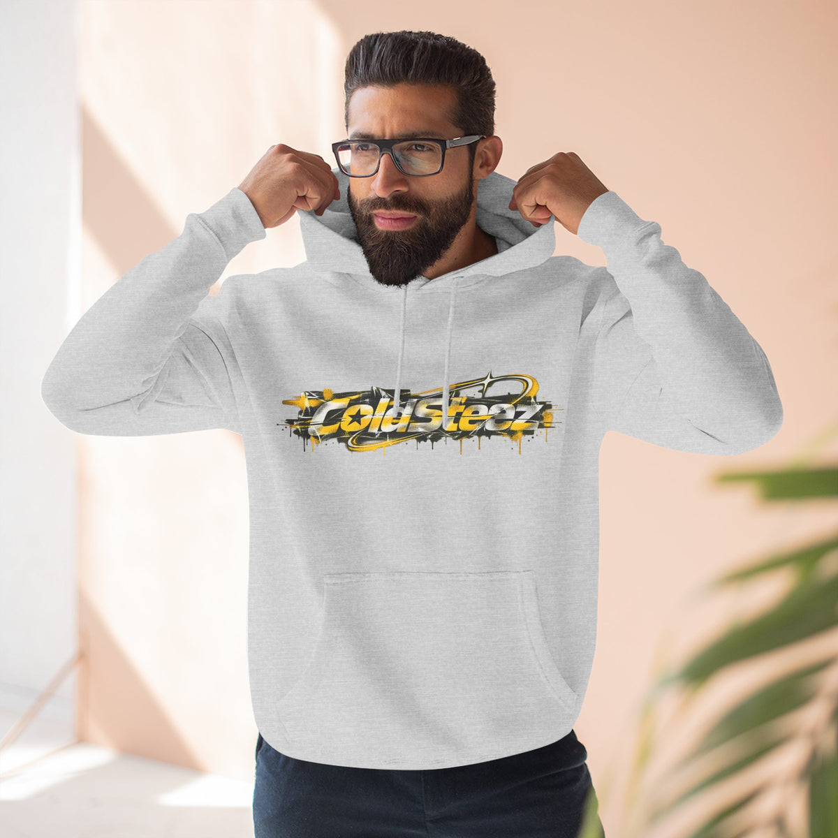 ColdSteez (CS015H) – "ColdGrit" Distressed Hoodie | UK Streetwear