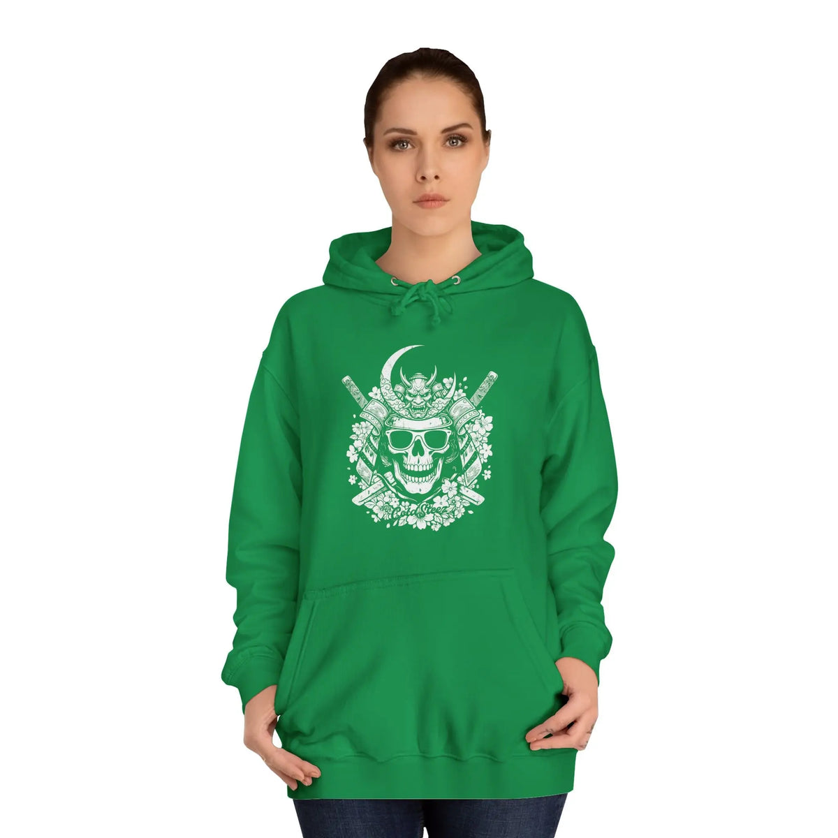 ColdSteez (CS006H) — "Samurai Skull" Hoodie – ColdSteez UK Streetwear