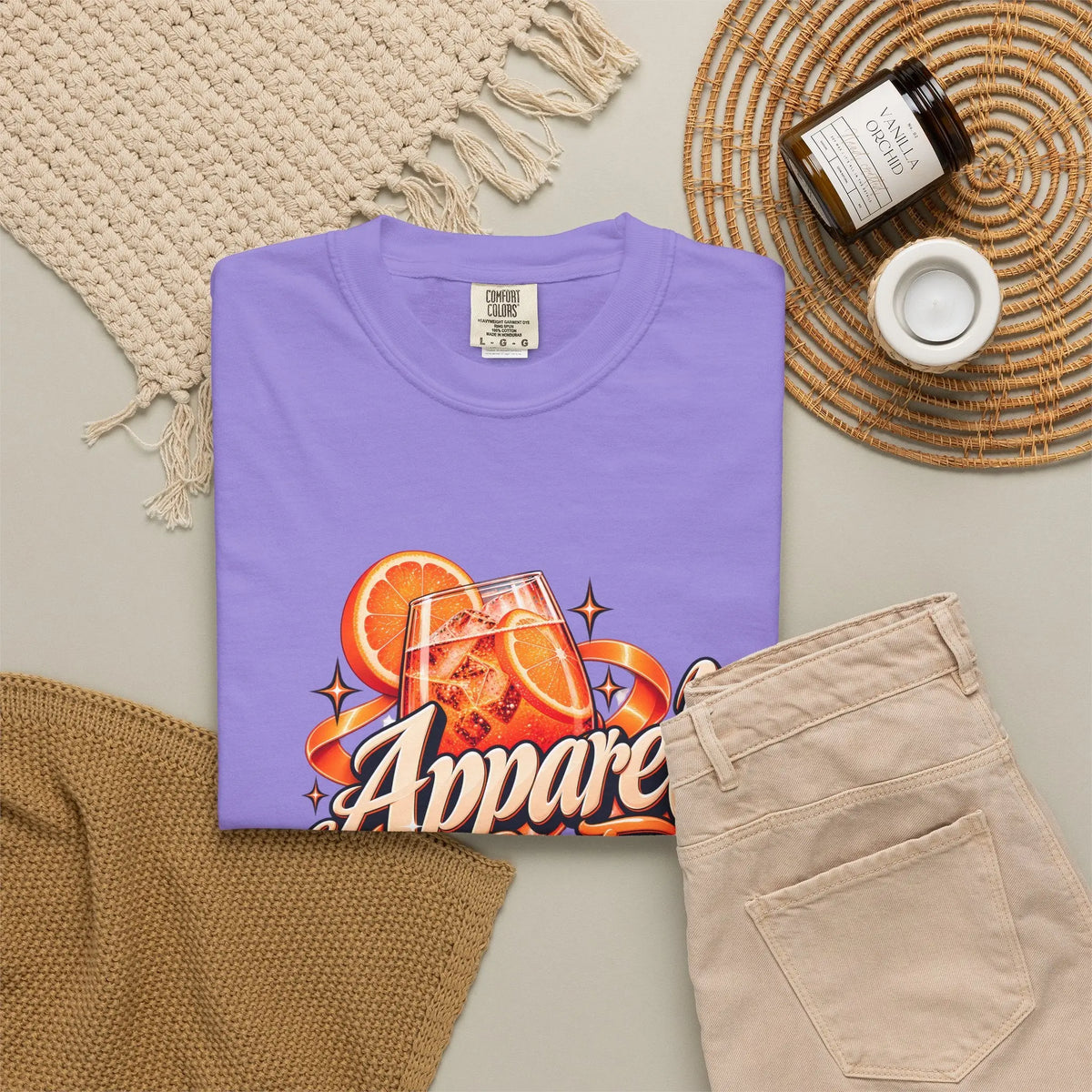 ColdSteez Apparel Spritz Orange Graphic T-Shirt T-Shirt 