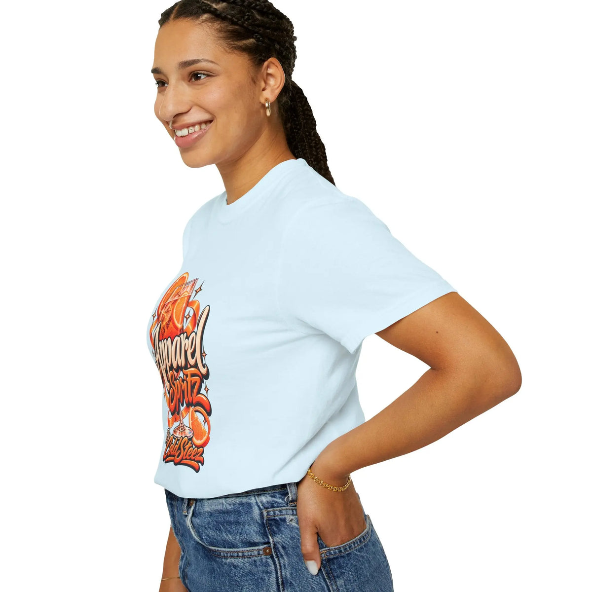 ColdSteez Apparel Spritz Orange Graphic T-Shirt T-Shirt 