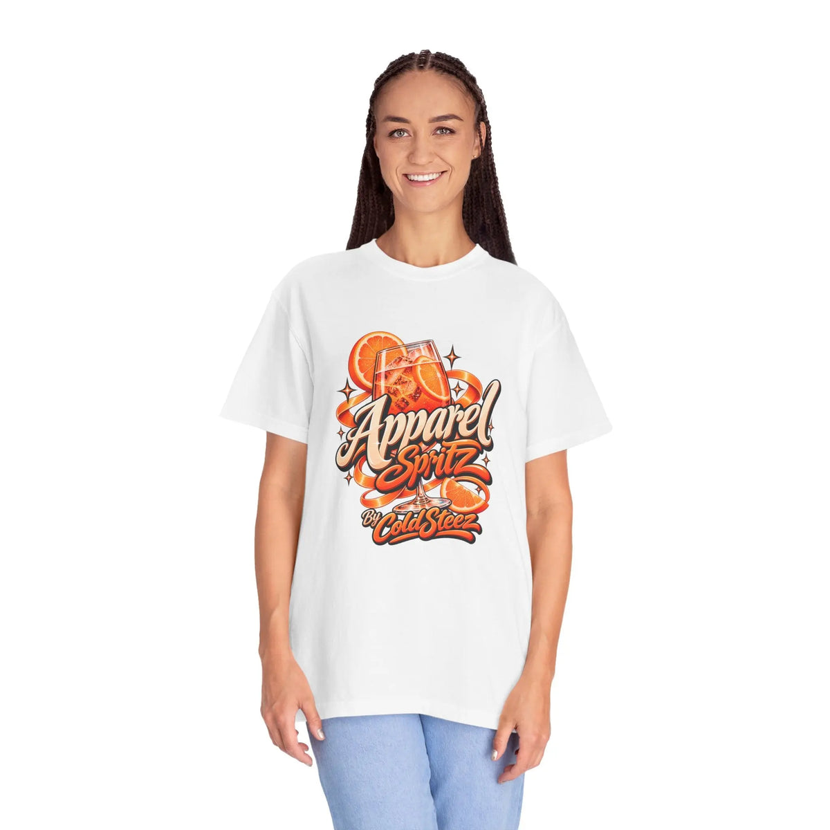 ColdSteez Apparel Spritz Orange Graphic T-Shirt T-Shirt 