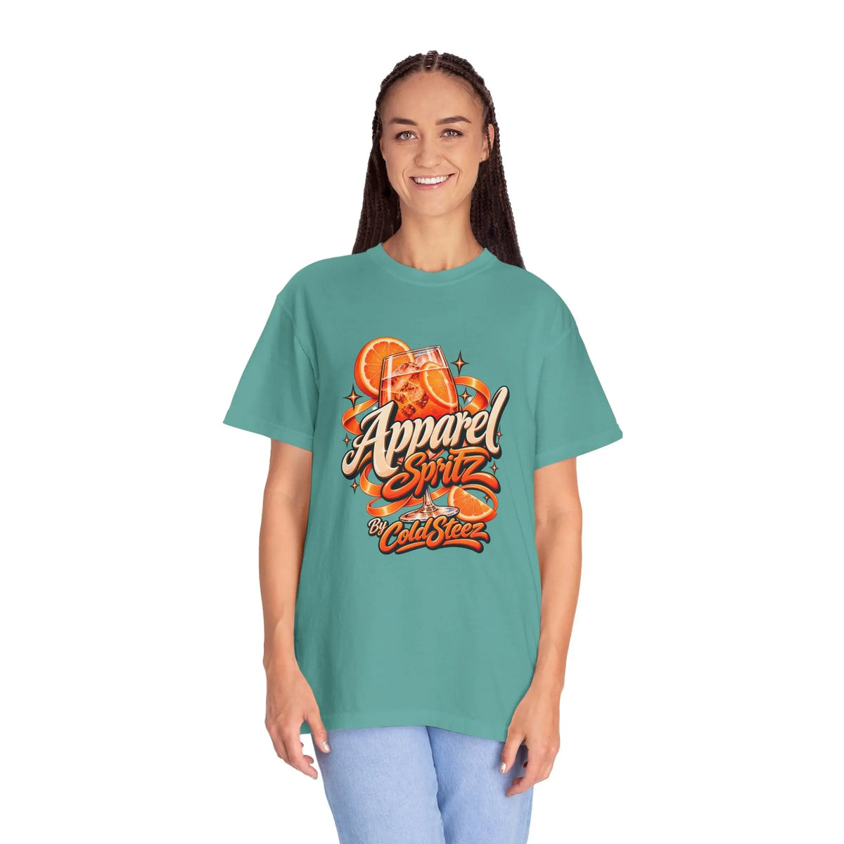 ColdSteez Apparel Spritz Orange Graphic T-Shirt T-Shirt 