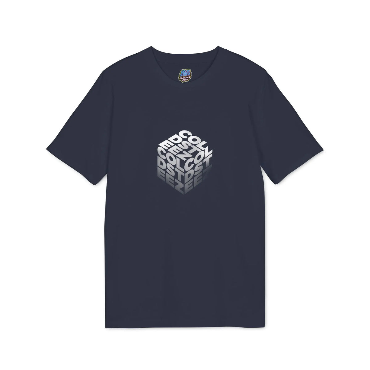 ColdSteez (CS011T) – “ColdSteez Cube” Organic T-Shirt – ColdSteez UK Streetwear