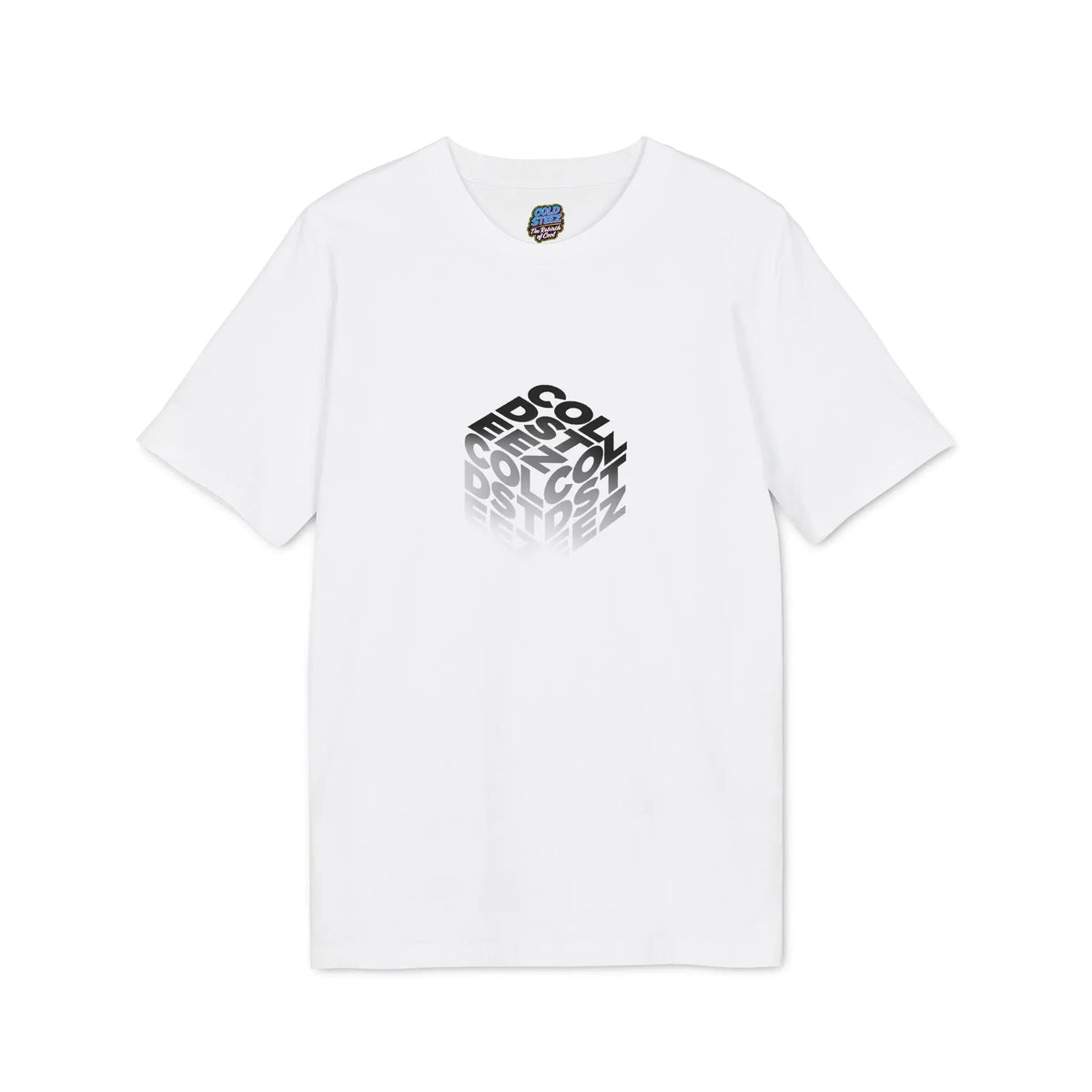 ColdSteez (CS011T) – “ColdSteez Cube” Organic T-Shirt – ColdSteez UK Streetwear