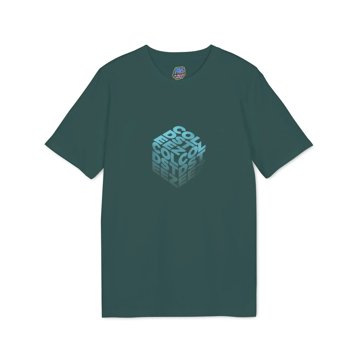 ColdSteez (CS011T) – “ColdSteez Cube” Organic T-Shirt – ColdSteez UK Streetwear