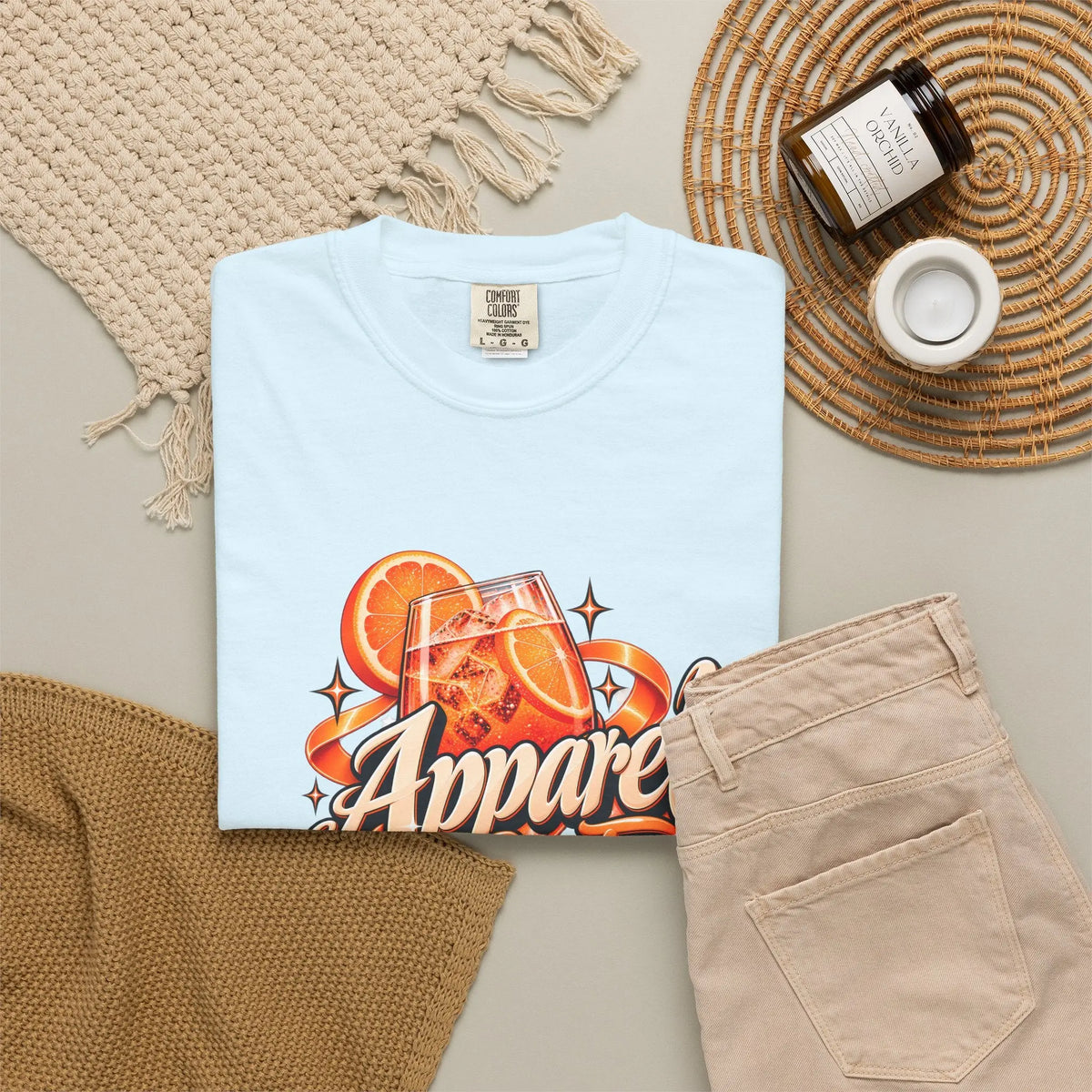 ColdSteez Apparel Spritz Orange Graphic T-Shirt T-Shirt 
