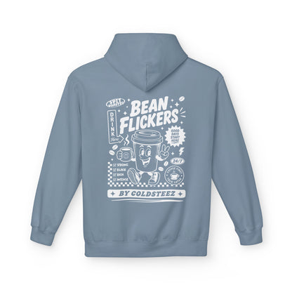 ColdSteez (CS014H) – "Bean Flickers" Coffee Shop Graphic Hoodie