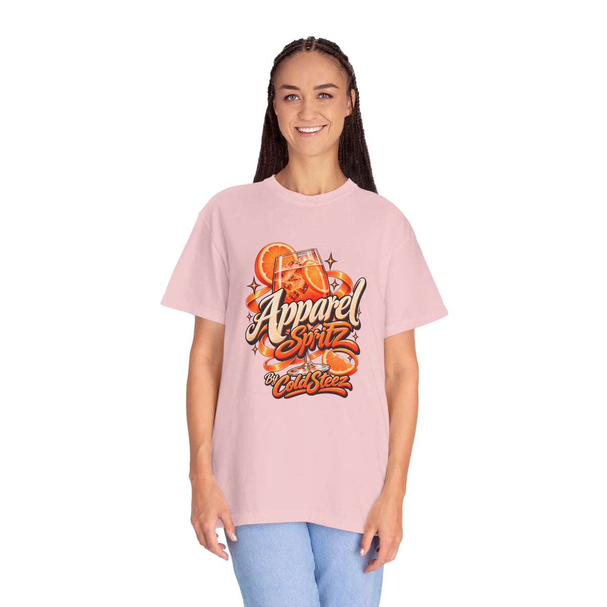ColdSteez Apparel Spritz Orange Graphic T-Shirt T-Shirt 