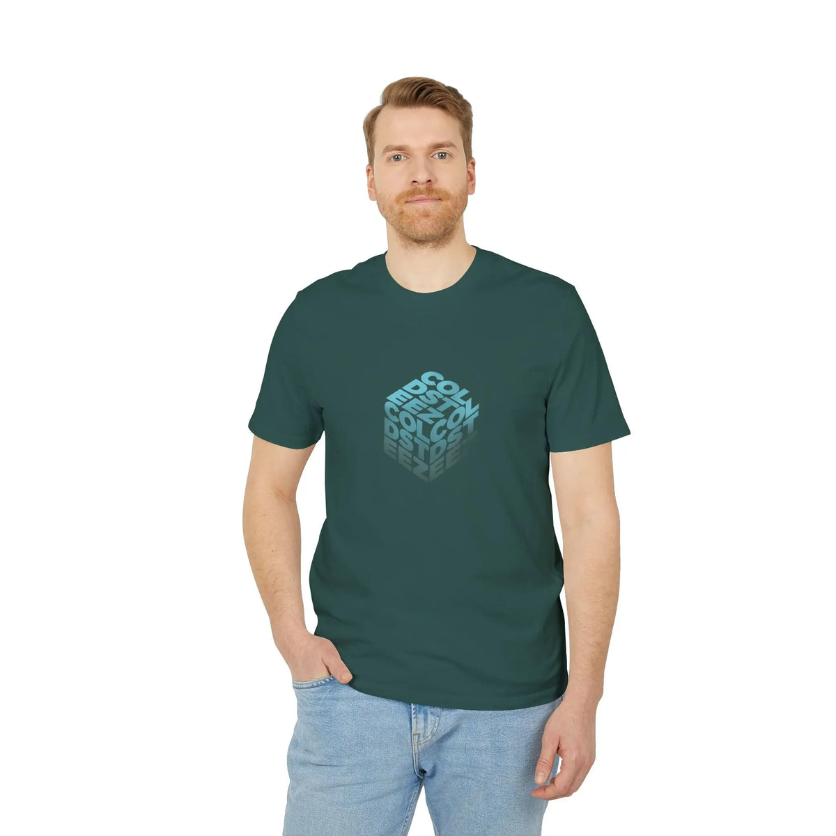 ColdSteez (CS011T) – “ColdSteez Cube” Organic T-Shirt – ColdSteez UK Streetwear