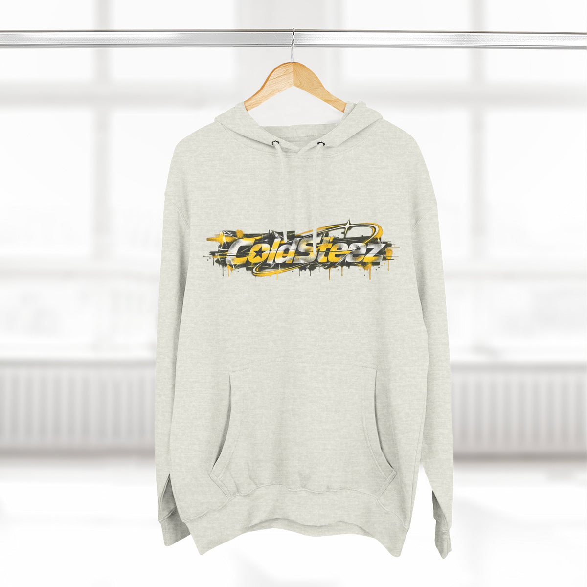 ColdSteez (CS015H) – "ColdGrit" Distressed Hoodie | UK Streetwear