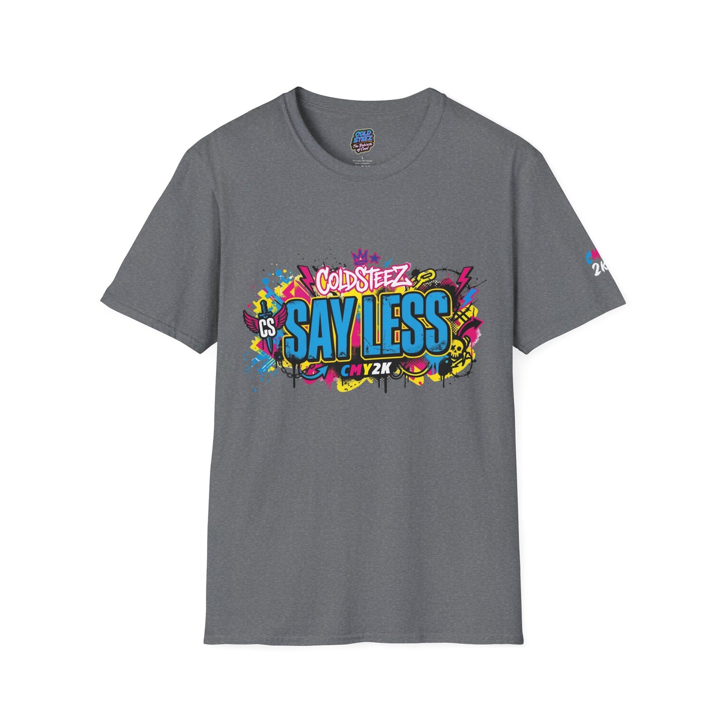 Say Less Graphic Tee — Bold Colorful Streetwear Shirt