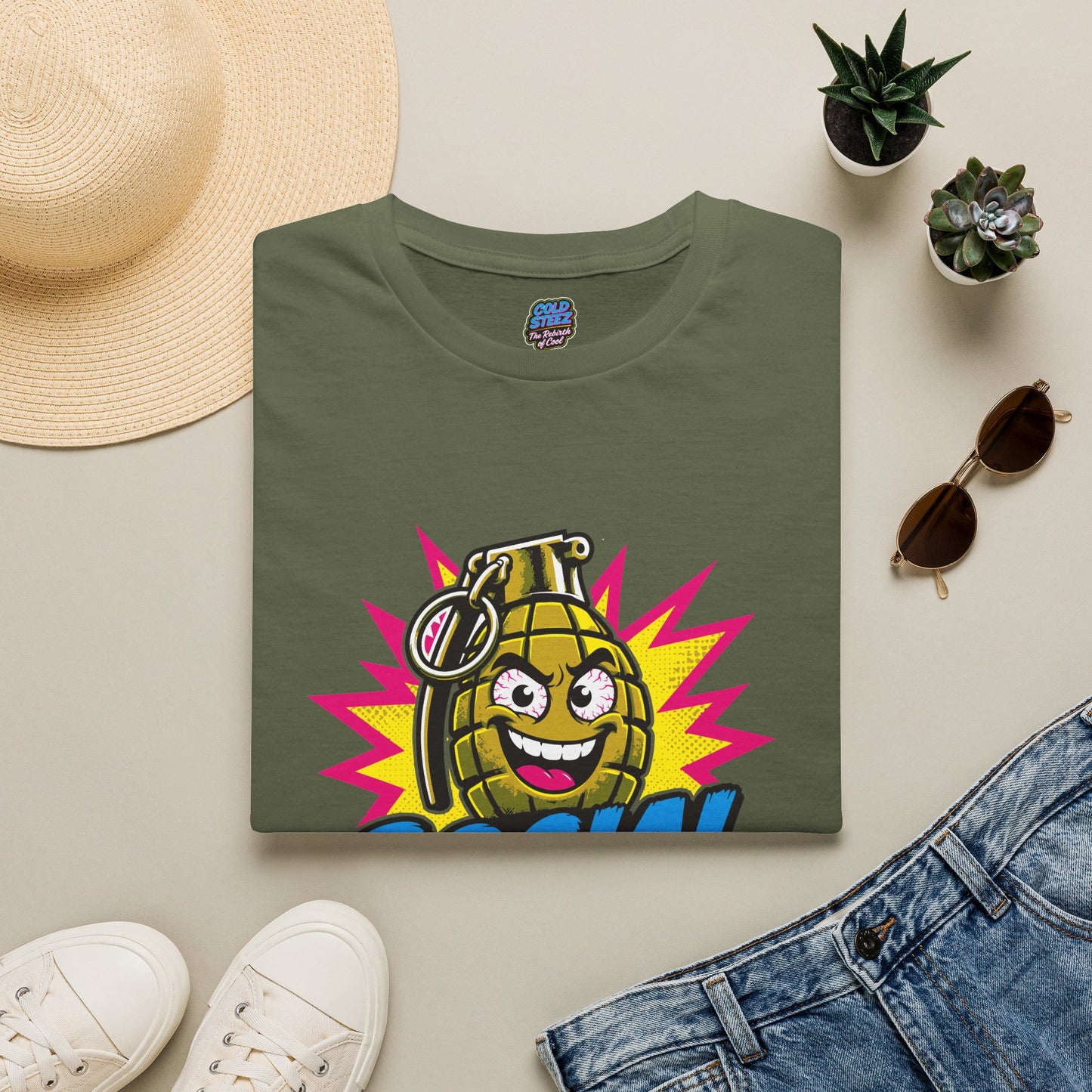 ColdSteez - CMY2K (CMY2K006T) - "Social Hand Grenade" S.H.G Tee