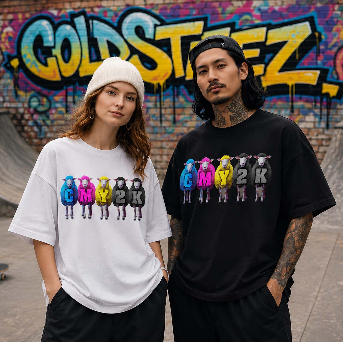 ColdSteez - CMY2K (CMY2K003T) - "Flock Off" Tee.