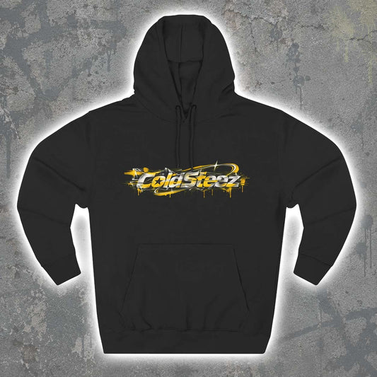 ColdSteez (CS015H) – "ColdGrit" Distressed Hoodie | UK Streetwear