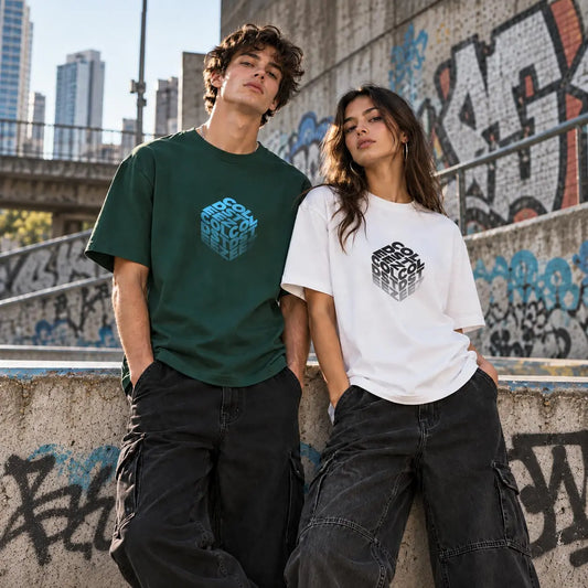 ColdSteez (CS011T) – “ColdSteez Cube” Organic T-Shirt – ColdSteez UK Streetwear