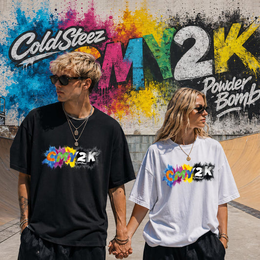 ColdSteez - CMY2K (CMY2K001T) - "Powder Bomb" T-Shirt