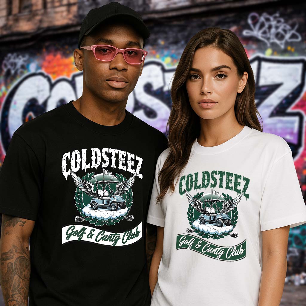 ColdSteez (CS004) - "Golf & Cunty Club" Tee | Graphic Streetwear
