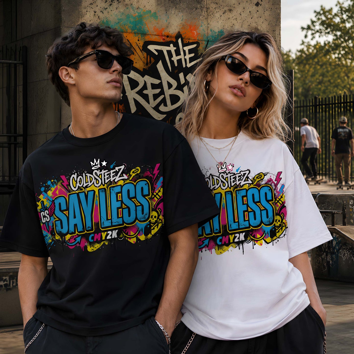 ColdSteez - CMY2K (CMY2K005T) - "Say Less" T-Shirt