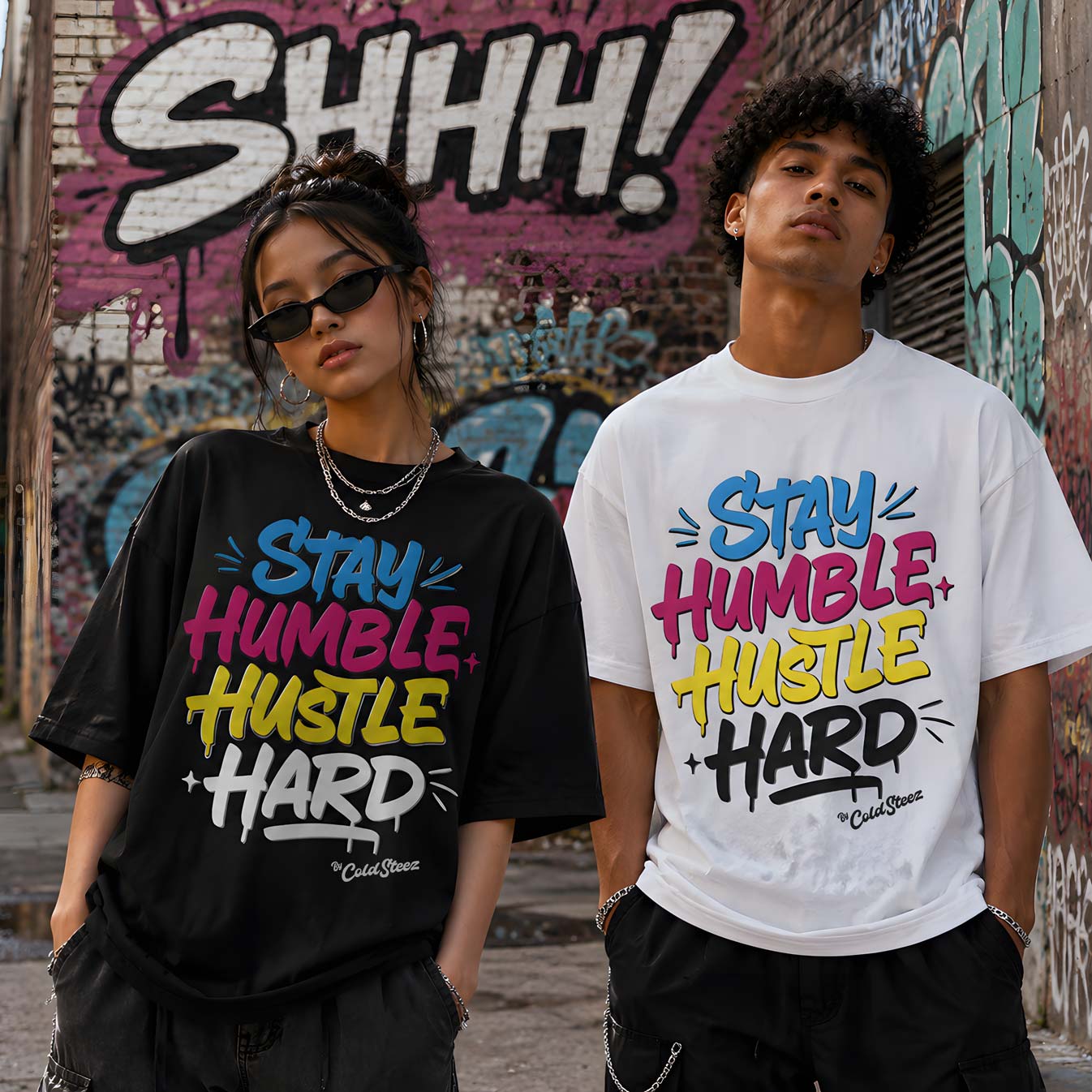 ColdSteez - CMY2K (CMY2K004T) - “SHHH!” Tee.